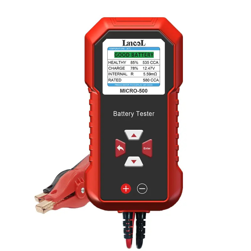 เครื่องวัด ทดสอบ วิเคราะห์ แบตเตอรี่ รถยนต์ มอเตอร์ไซค์ CCA SOH SOC IR Volt