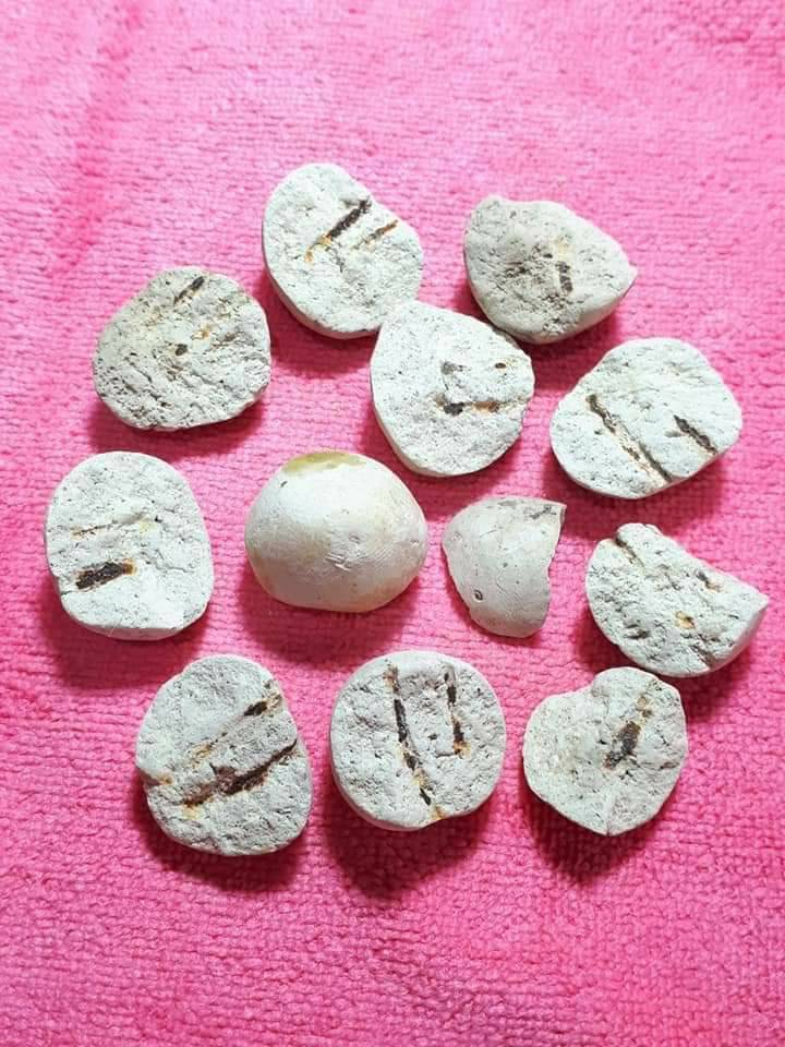 ลูกอมผงพรายกุมาร มหากาฬ (แถมจีวร ลพ.ฤาษี)รุ่นบันได วัดผาลาด เข้าพิธีพลิกชีวิตและพิธีเสกตะกรุดคู่ชีวิต วัดพุทธพรหมยาน (ลพ.เล็ก เสก)