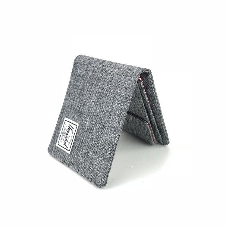 กระเป๋าสตางค์ Herschel Supply Roy Coin Wallet - Raven Crosshatch With RFID Blocking