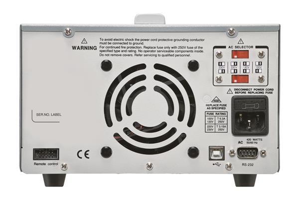 Power supply (เครื่องจ่ายไฟ) ยี่ห้อ GW Instek รุ่น GPP-Series