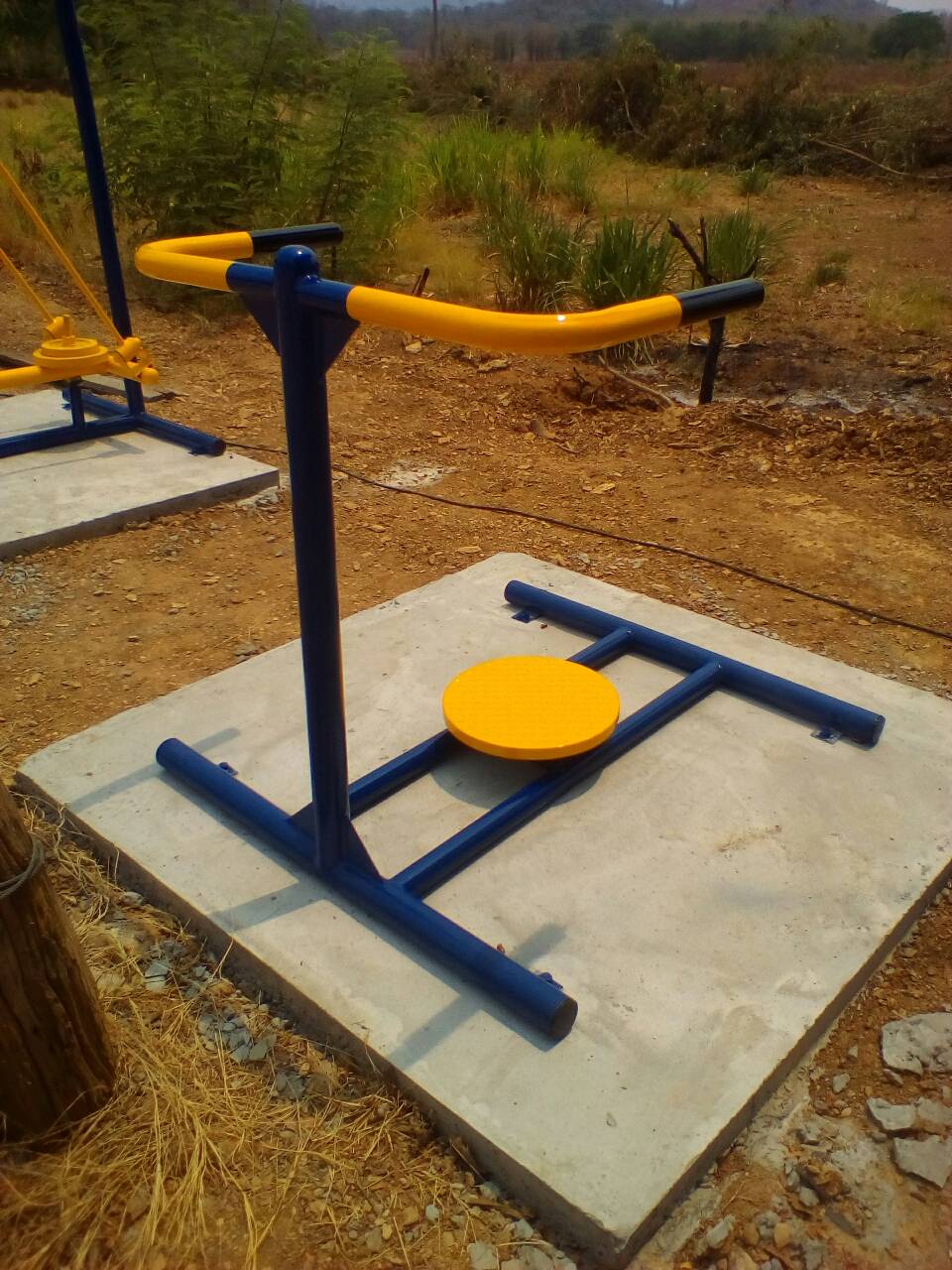 รหัส SM ผลงานติดตั้ง (สระบุรี) เครื่องออกกำลังกายกลางแจ้ง