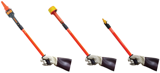 KEPLER ไม้ฉนวน - ไม้ชักฟิวส์ (Hot sticks) รุ่น KHS-800 / KHS-120R / KHS-180R / KHS-180RC / KHS-200R