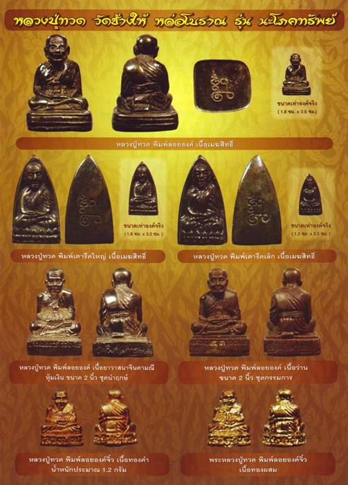 หลวงปู่ทวดเนื้อเมฆสิทธิ์ รุ่น นะโภคทรัพย์ ปี 53 (เพื่องานบุญ)