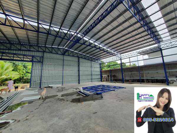 รับสร้างโกดัง สิงห์บุรี ขนาด20x30x6.00 เมตร