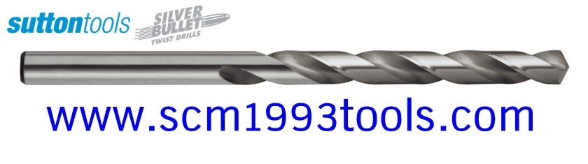SUTTON ดอกสว่าน เจาะเหล็ก ไฮสปีด สีขาว มิลลิเมตร/เมตริก ออสเตรเลีย D101 Silver Bullet HSS drill bits