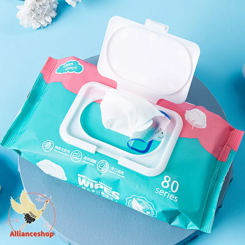 ทิชชู่เปียกเด็ก ทิชชู่เปียก เช็ดชู่เปียก กระดาษเปียก ผ้านุ่มชุ่มชื่น ไม่ระคายเคืองต่อผิว มีฝาปิด ป้องกัน เชื้อโรค Wet Wipe baby wipes