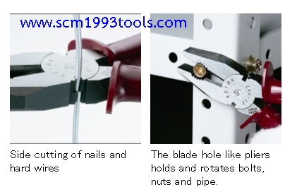 KEIBA คีมปากจิ้งจก 8 นิ้ว ด้ามแดง รุ่น ET-508 Side Cutting Pliers (European Type)