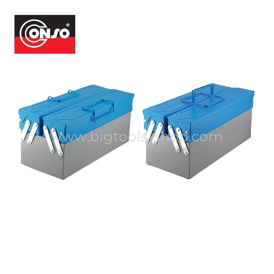 CONSO : กล่องเหล็กใส่เครื่องมือ 2 ชั้น ขนาด 14 นิ้ว (CS-103C)