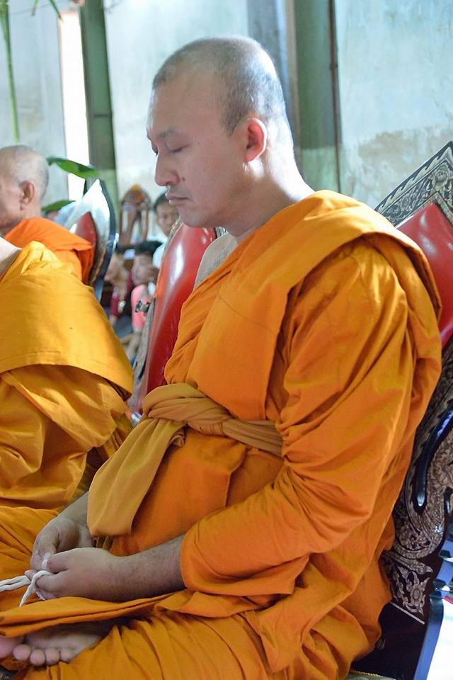 หนุมานหน้ากระบี่ไม้พุดซ้อน รุ่น บูรณะอุโบสถ วัดอินทาราม ปี 59