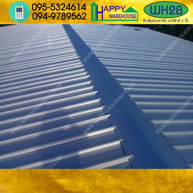 รับสร้างโกดังสำเร็จรูป พุทธมณฑลสาย5 สามพราน นครปฐม ขนาด15x23x10 เมตร