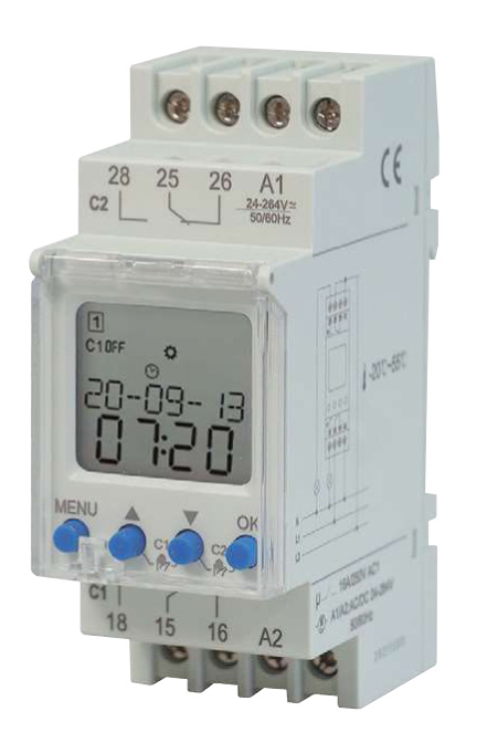 KTS-20 DIGITAL WEEKLY TIME SWITCH