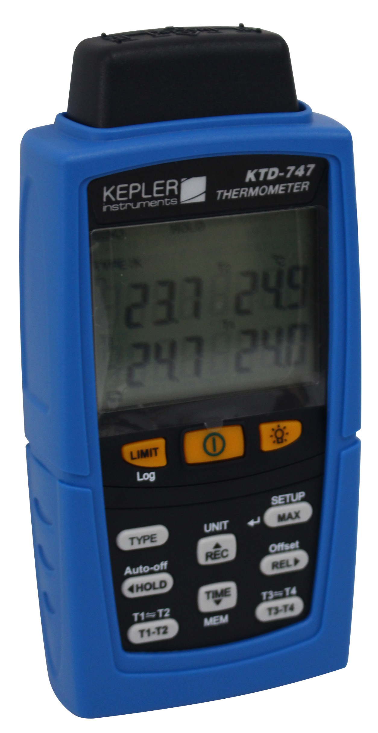 เครื่องบันทึกอุณหภูมิดิจิตอล 4แชนแนล KEPLER รุ่น KTD-747