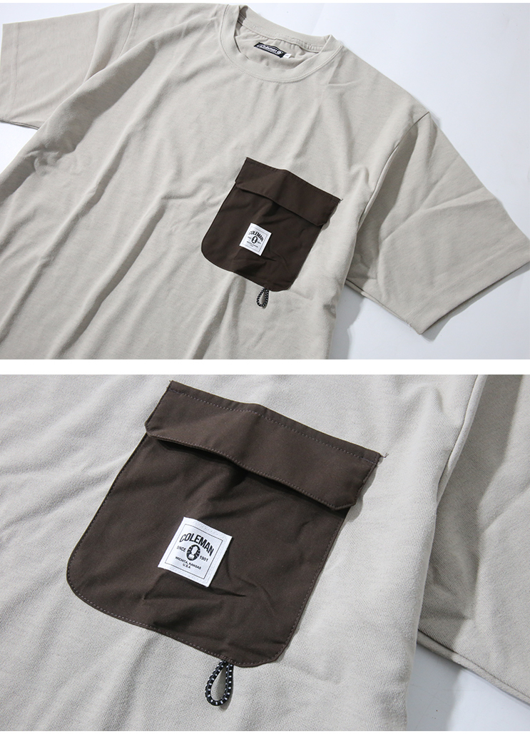 เสื้อยืด Coleman Cloth Pocket ของแท้ ของใหม่ พร้อมส่ง เสื้อแคมป์ปิ้ง เสื้อเดินป่า