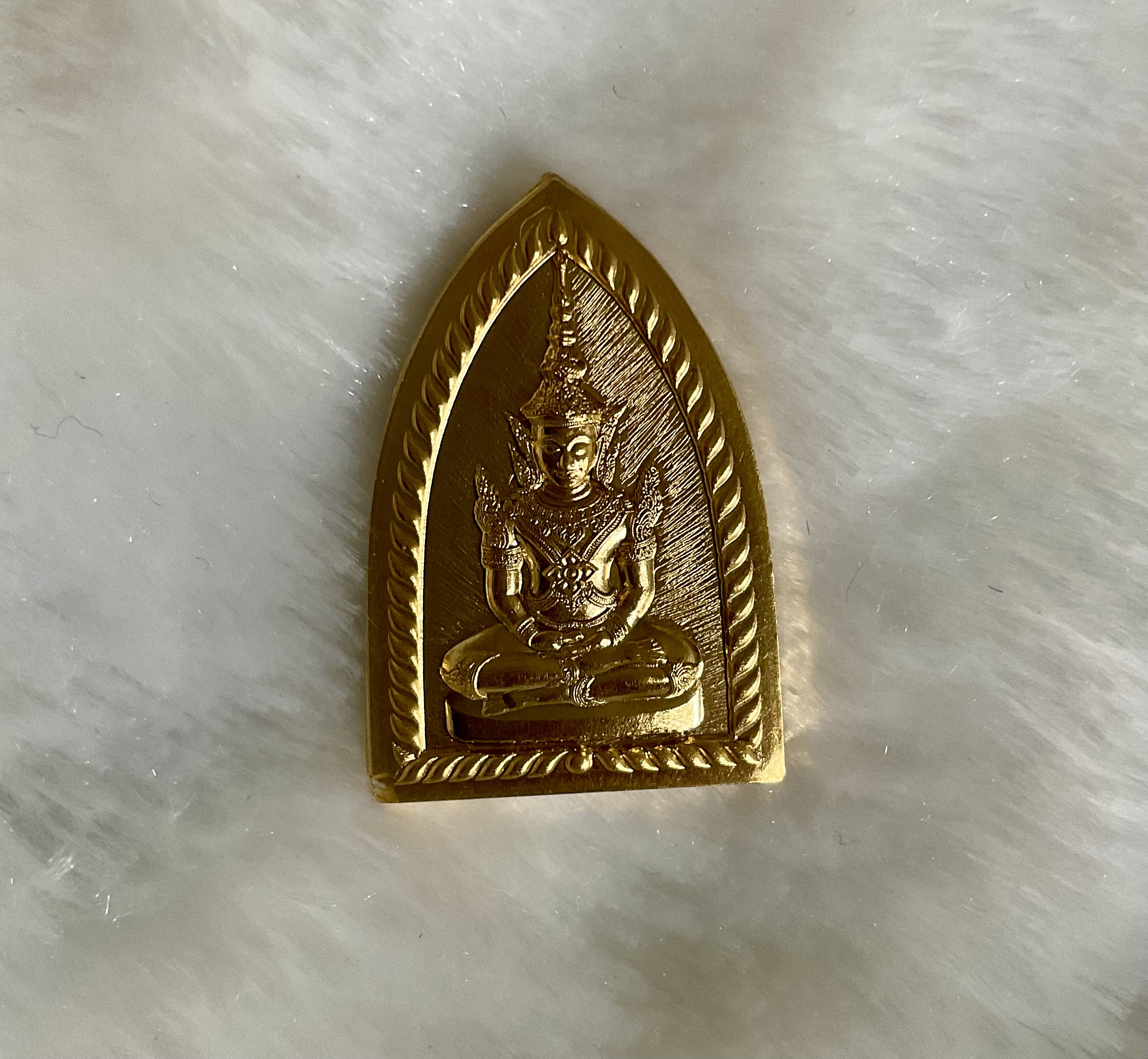 พระสมเด็จพลิกชีวิตเนื้อทองเหลืองชุบทองเร่งลาภ วัดท่าขนุน ปี 63