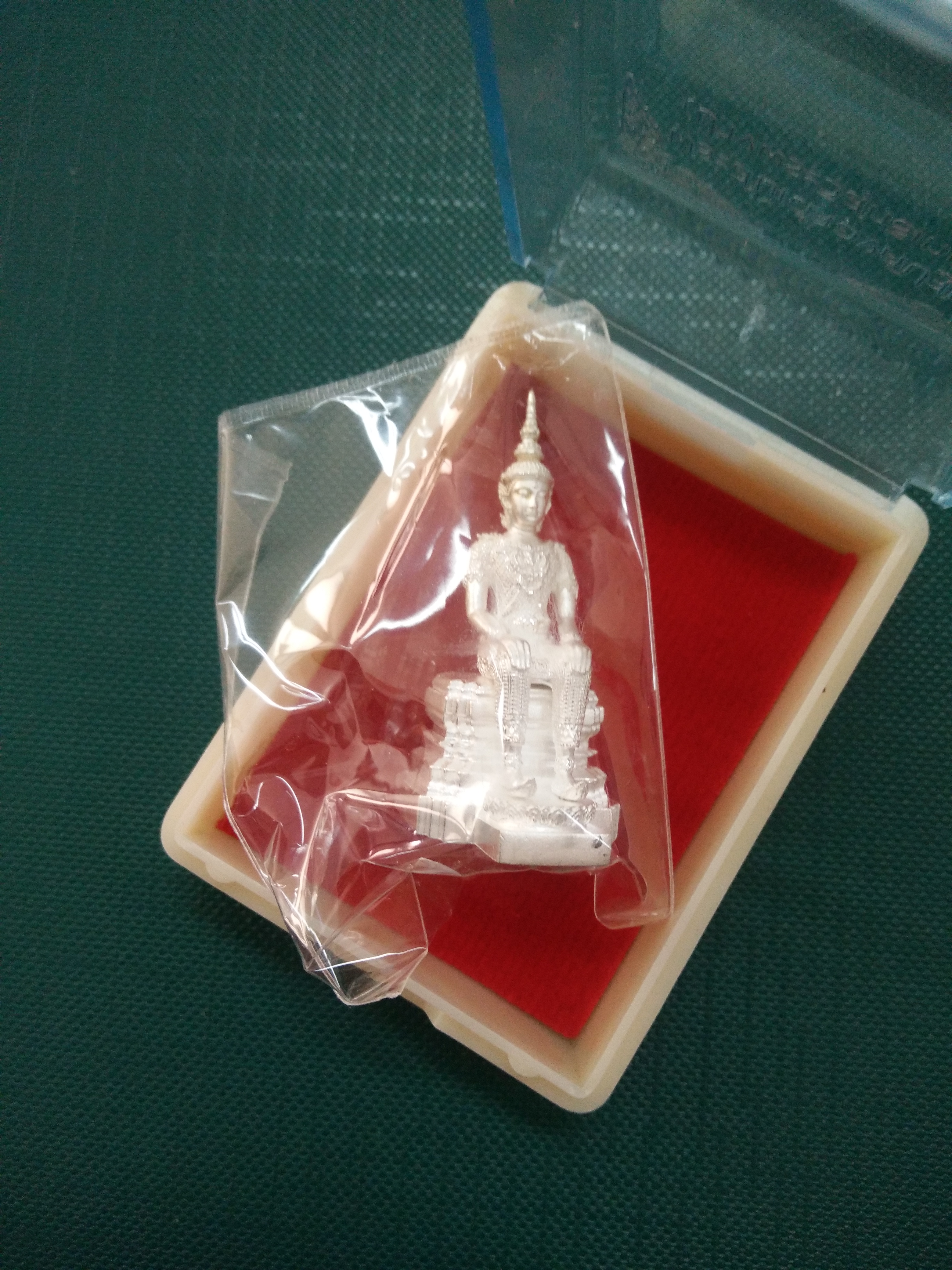 สมเด็จองค์ปฐมปางพระวิสุทธิเทพ เนื้อเงินแท้ วัดแม่สะลาบ