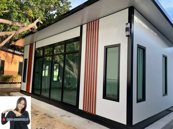 ออฟฟิศสำเร็จรูป บ้านสำเร็จรูป สมุทรปราการ ขนาด4.00x8.00 เมตร