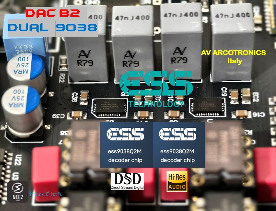DAC B2 Dual 9038 สเปคเทพ ร้านไทย พร้อมส่ง!!
