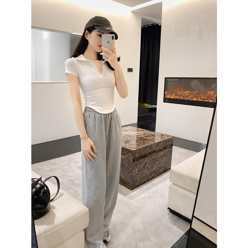 เสื้อผ้าแฟชั่นผู้หญิง เสื้อยืด คอกลมแขนสั้น bella 005