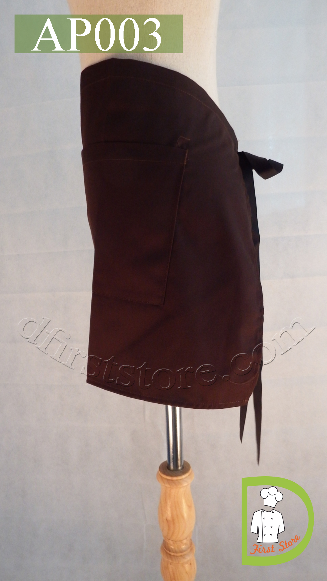 AP003 Waitress Apron ผ้ากันเปื้อนสั้น พนักงานเสริฟ