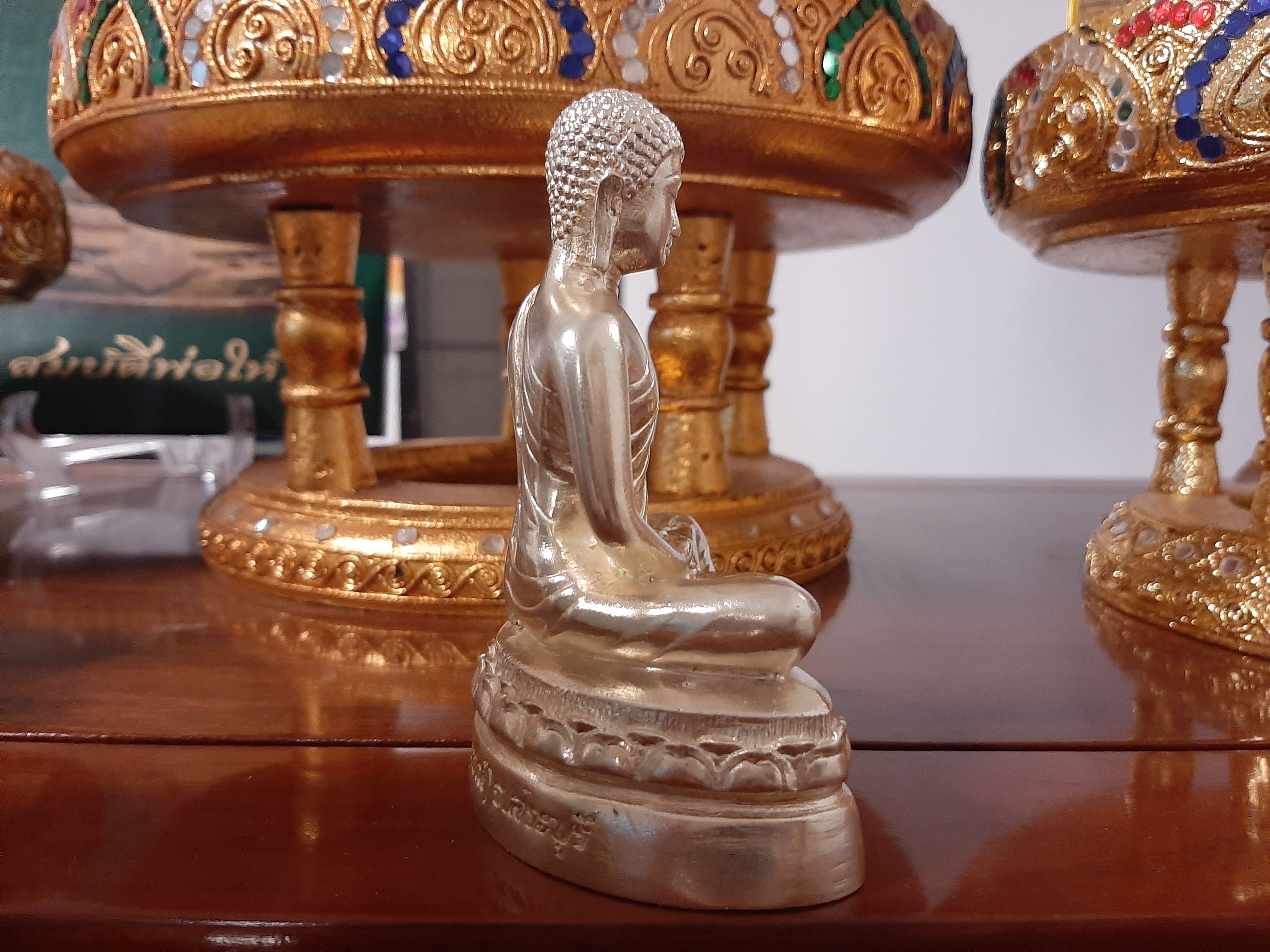 พระปัจเจกพุทธเจ้าชุบเงิน (หน้าตัก ๓ นิ้ว) วัดเขาวง ปี ๖๑