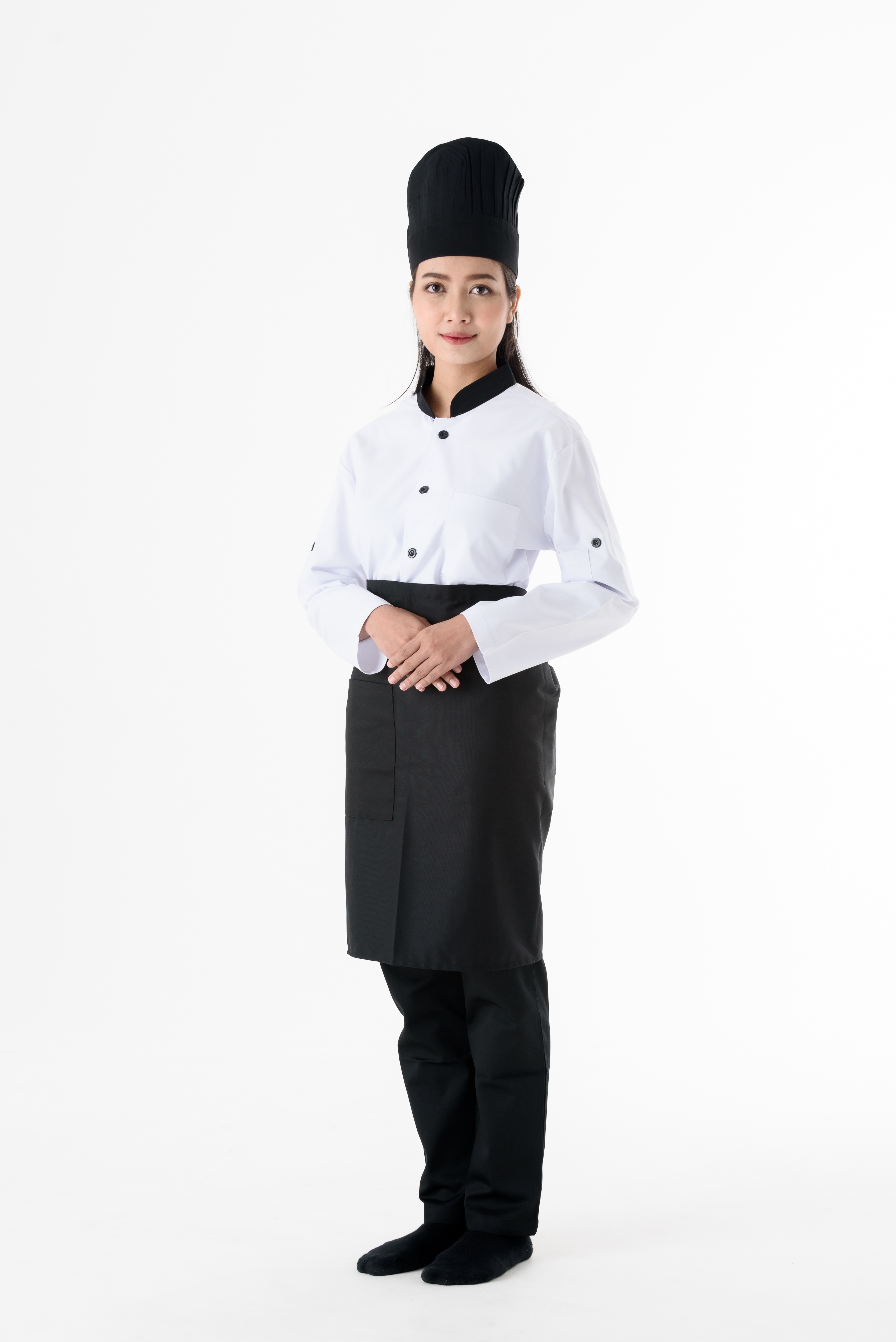 DFS004 Chef Uniform ชุดเชฟสากล (white, สีขาว)