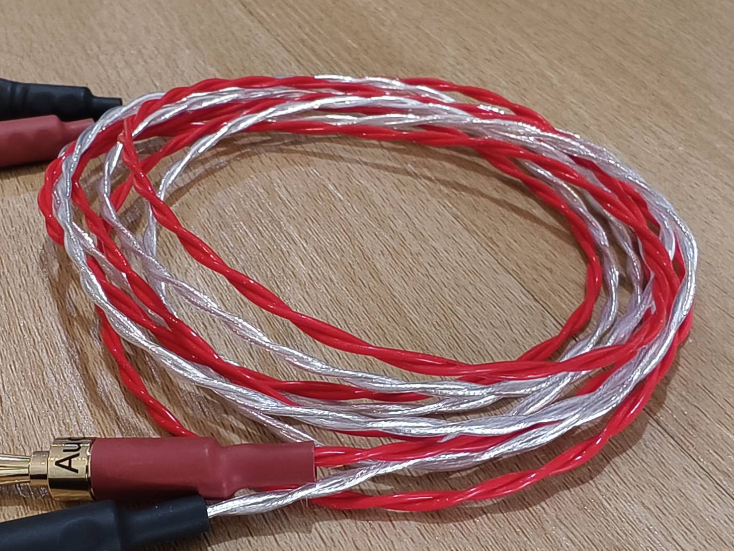 สายลำโพง Silver plated copper 4N - ยาว 1.5เมตร เหมาะกับSuper Tweeter ร้านไทย พร้อมส่ง ราคาต่อคู่(4เส้น)