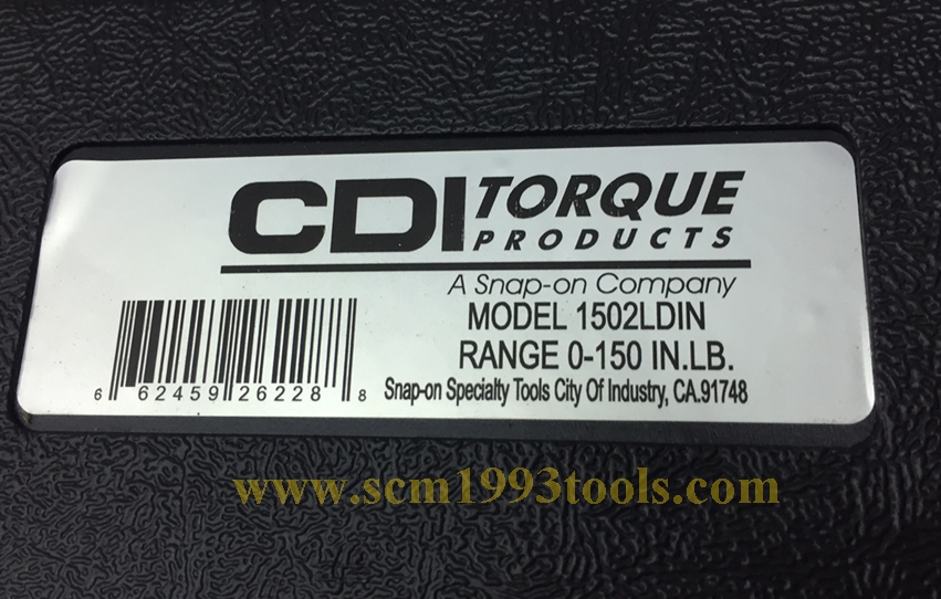 CDI ซีดีไอ ด้ามขันปอนด์มีเกจ์ 3/8 นิ้ว USA รุ่น 1502LDIN CDI Dial Torque Wrench