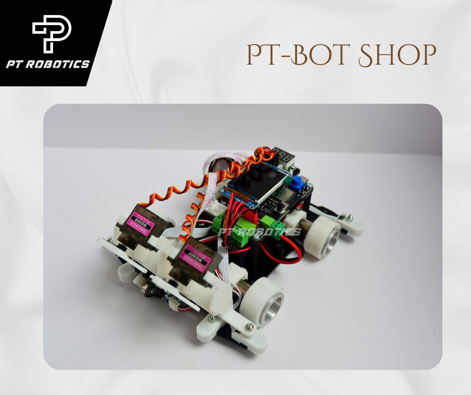 ชุดหุ่นยนต์ทำภารกิจ ระดับสูง บอร์ด PT-BOT Atom VX