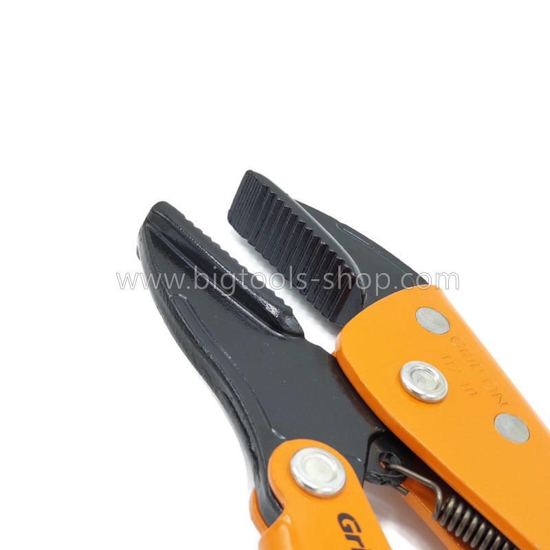 Grip-on : คีมล็อคปากตรง ขนาด 10 นิ้ว รุ่น 112-10