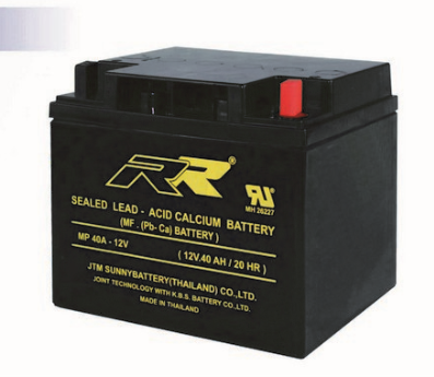 แบตเตอรี่ แห้ง 12V 40Ah RR SLA BATTERY MP 40A-12V