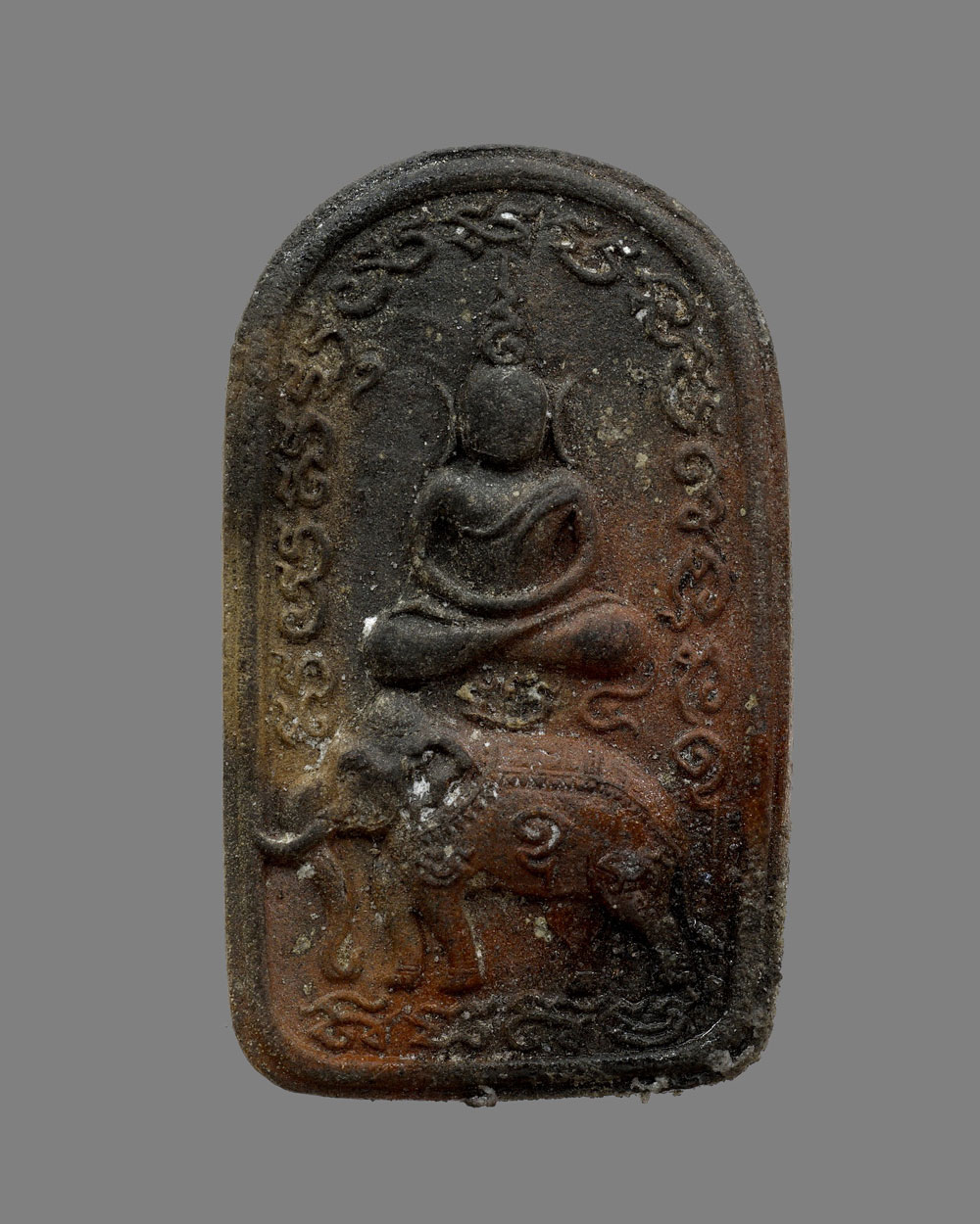 พระพุทธประทับช้าง - สิงห์รุกฆาต ลป.ป่วน วัดช้างน้อย