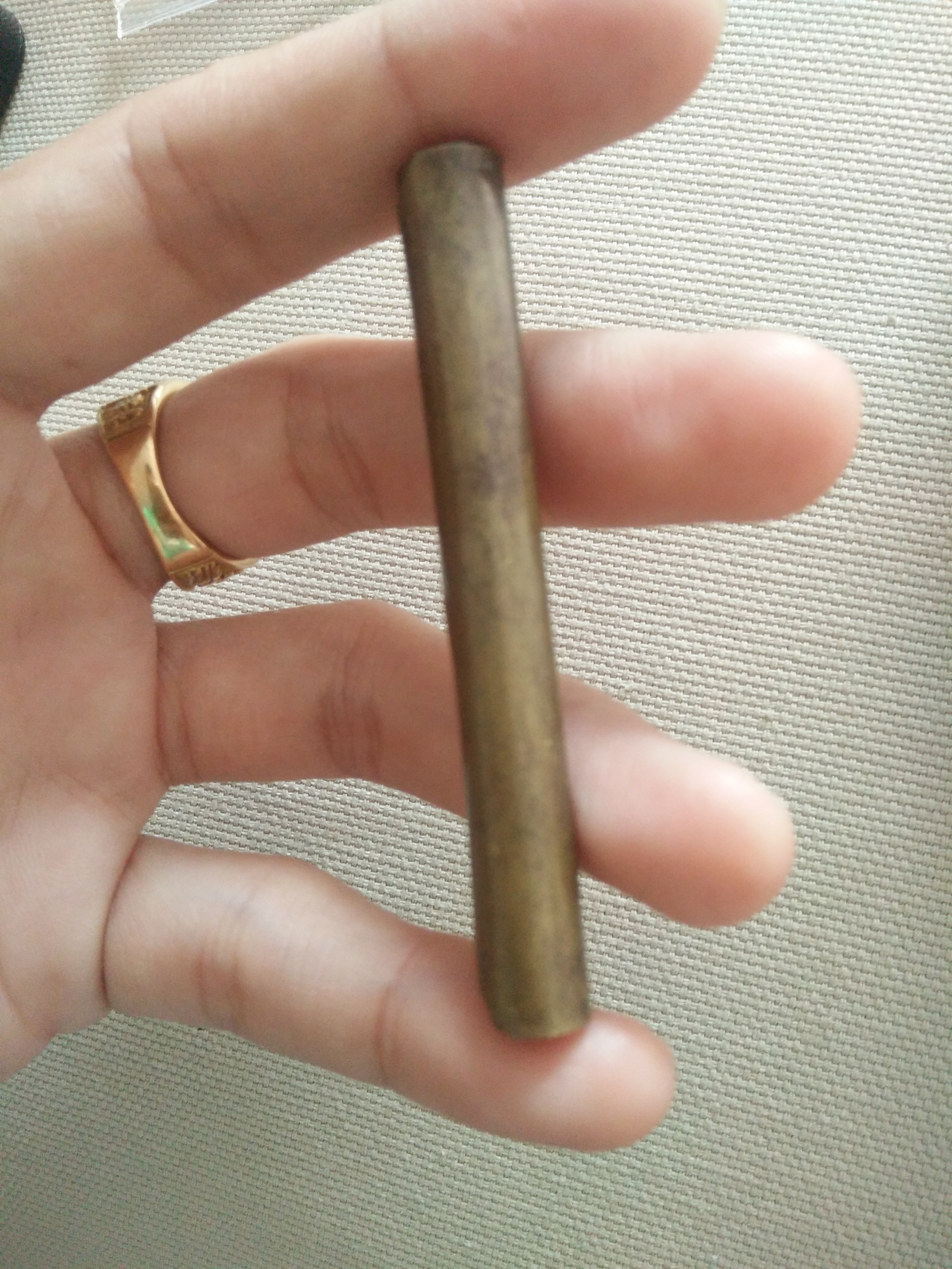 ตะกรุดเดินป่า (ตะกรุด ลพ.ปาน) วัดท่าซุง เสกแจกโดย ลพ.ฤาษีลิงดำ (มีจาร สร้างน้อย หายาก)