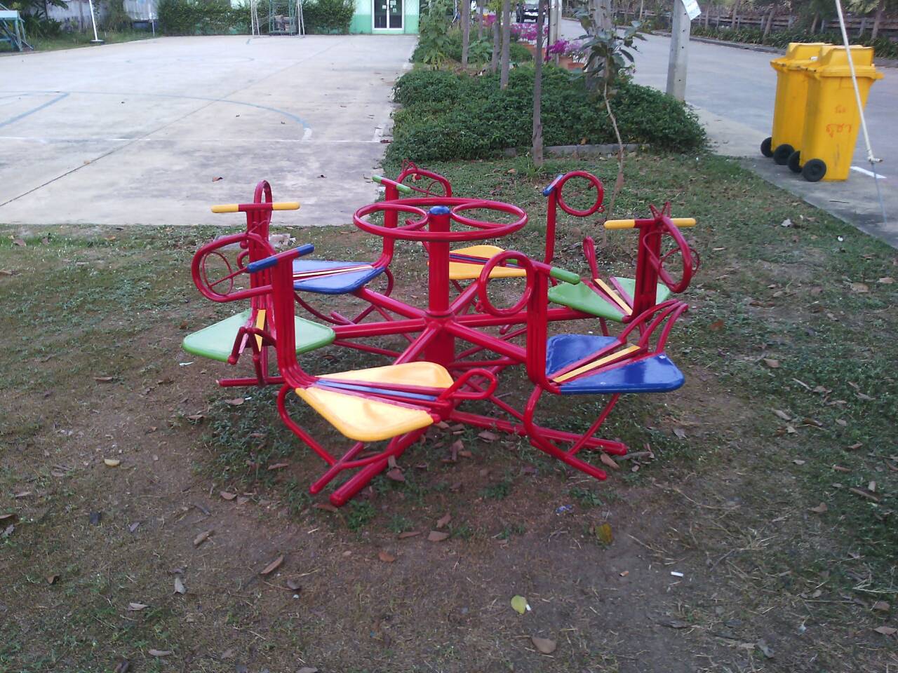 รหัส PG ผลงานติดตั้ง (หมู่บ้านสุชา-บางบัวทอง จ.นนทบุรี) เครื่องเล่นสนามกลางแจ้งสำหรับเด็ก