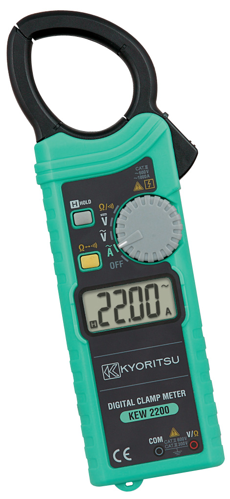 Kyoritsu แคล้มป์มิเตอร์แบบดิจิตอล รุ่น KEW 2200