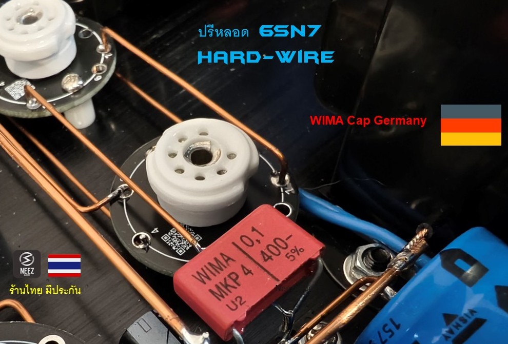 ปรีหลอด Tube preamplifier 6SN7 Hard-Wire สเปค Hi-End ร้านไทย มีประกัน พร้อมส่ง