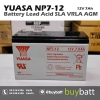 12V 7Ah NP7-12 YUASA แบตเตอรี่แห้ง Battery Lead Acid SLA VRLA AGM