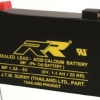แบตเตอรี่ แห้ง 6V 1.3Ah RR MP 1.3A-6V Battery Lead Acid SLA VRLA AGM