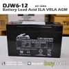 6V 12Ah DJW6-12 LEOCH แบตเตอรี่ แห้ง Battery Lead Acid SLA VRLA AGM