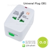ปลั๊กไฟเอนกประสงค์ OOP OB1 ใช้ได้หลายประเทศ EU AU UK US มีหัวต่าง ๆ ให้ปรับเปลี่ยน ขนาดพกพา
