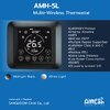 Thermostat Multi-Wireless Wifi BLE BACnet MSTP Modbus RTU LoRaWAN RS485 Aimesh AMH-5L