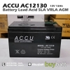 12V 13Ah ACCU AC12130 แบตเตอรี่แห้ง Battery Lead Acid SLA VRLA AGM
