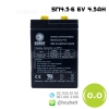 แบตเตอรี่แห้ง 6V 4.5Ah SUNNY SN4.5-6 Battery Lead Acid SLA VRLA AGM