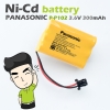 Panasonic P-P102 3.6V 300mAh Ni-Cd TYPE-22 N4HKGJB00001 แบตเตอรี่ โทรศัพท์ไร้สาย พานาโซนิค