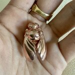 แมลงภู่คำ เนื้อแดงพิงค์โกลด์ ขนาดเล็ก หลวงพ่อบ๊ะ วัดโพธิ์ลังกา เสก