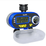 ก๊อกน้ำตั้งเวลารดน้ำต้นไม้อัตโนมัติกันน้ำ ยี่ห้อ Aqualin รุ่น 2 โซน หน้าจอดิจิตอล แถมแบตเตอรี่ถ่าน AA 2 ก้อน 21060