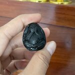 พระปิดตาหลังเบี้ย no.6 ฝังกัลปังหาดำ 1 ใน 168 องค์ครูบากฤษดา วัดสันพระเจ้าแดง อธิษฐานจิต