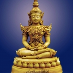 เปิดจองสมเด็จองค์ปฐมเนื้อทองเหลืองปิดทอง ฐาน 5 " วัดท่าขนุน รับพระกลางเดือน ก.ค.62