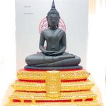 พระประธาน ขนาดบูชา ๕ นิ้ว รมดำ No.๖๙๓ รุ่น อนุสรณ์ครบ ๑๕๑ ปี วัดระฆัง ลพ.เล็ก ร่วมพุทธาภิเษก