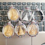 กรอบเงินสมเด็จองค์ปฐมพุทธศิลป์ หลวงพ่อเล็ก วัดท่าขนุน