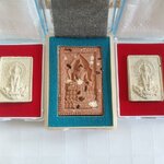 ชุดพระผง 3 องค์ พระสมเด็จแหวกม่านสะดุ้งกลับ พระคำข้าว พุทธาภิเษกหลายวาระ